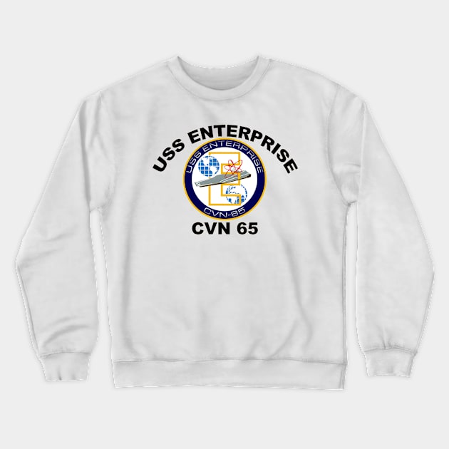 CVN-65 Crewneck Sweatshirt by Spacestuffplus